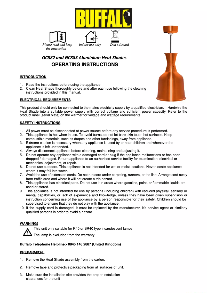 Page 1 de la notice Manuel utilisateur Buffalo GC883