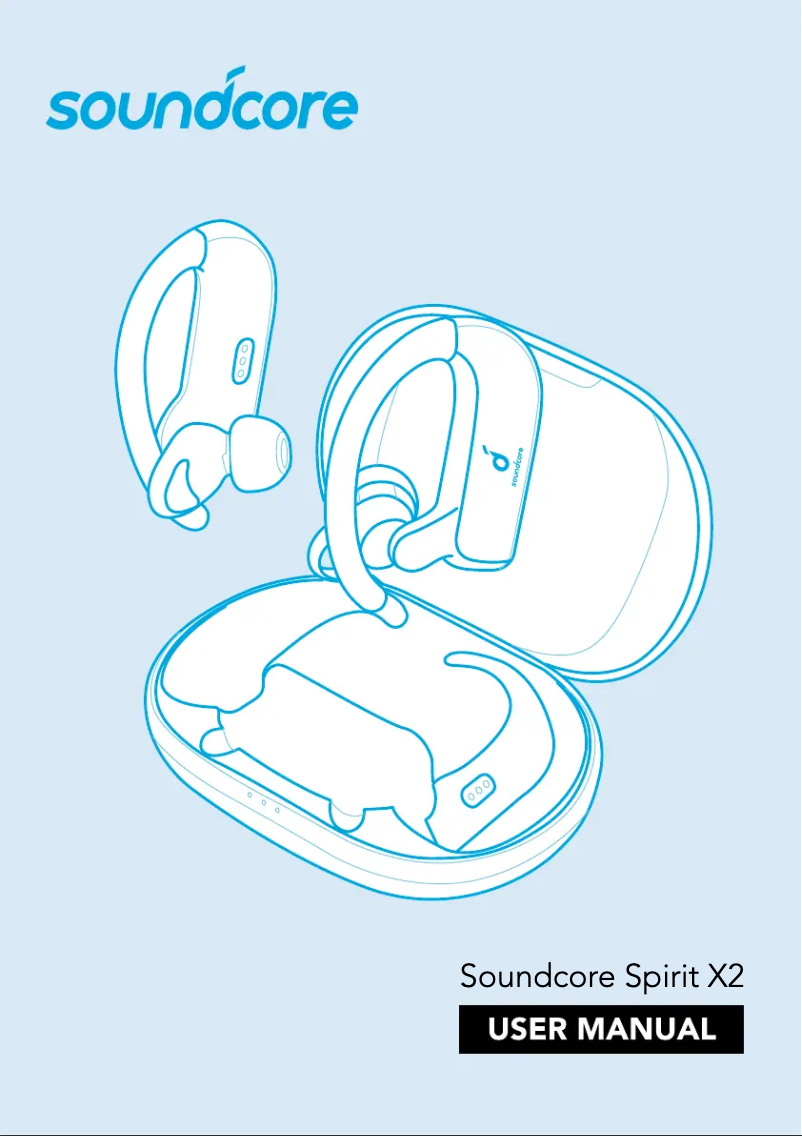Page n°1 - Manuel utilisateur Soundcore Spirit X2