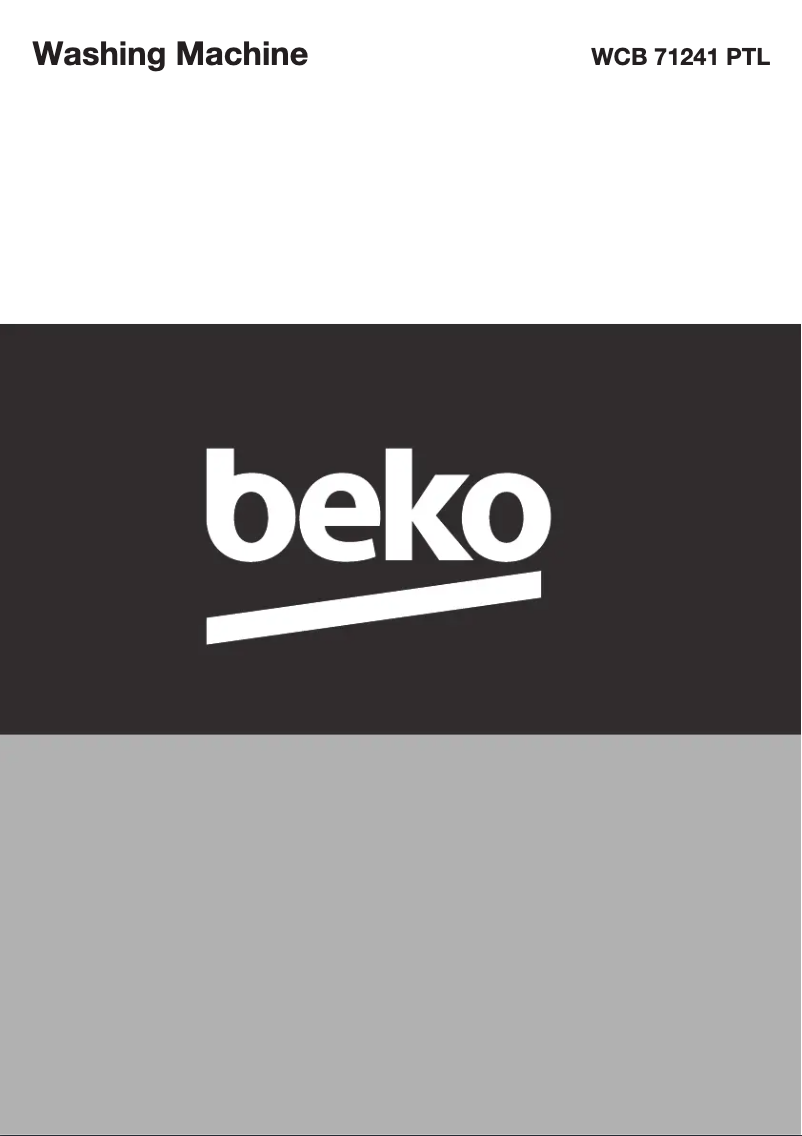 Page 1 de la notice Manuel utilisateur Beko WCB 71241 PTL