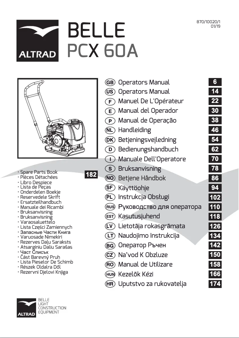 Page n°1 - Manuel utilisateur Lescha BELLE PCX 60A