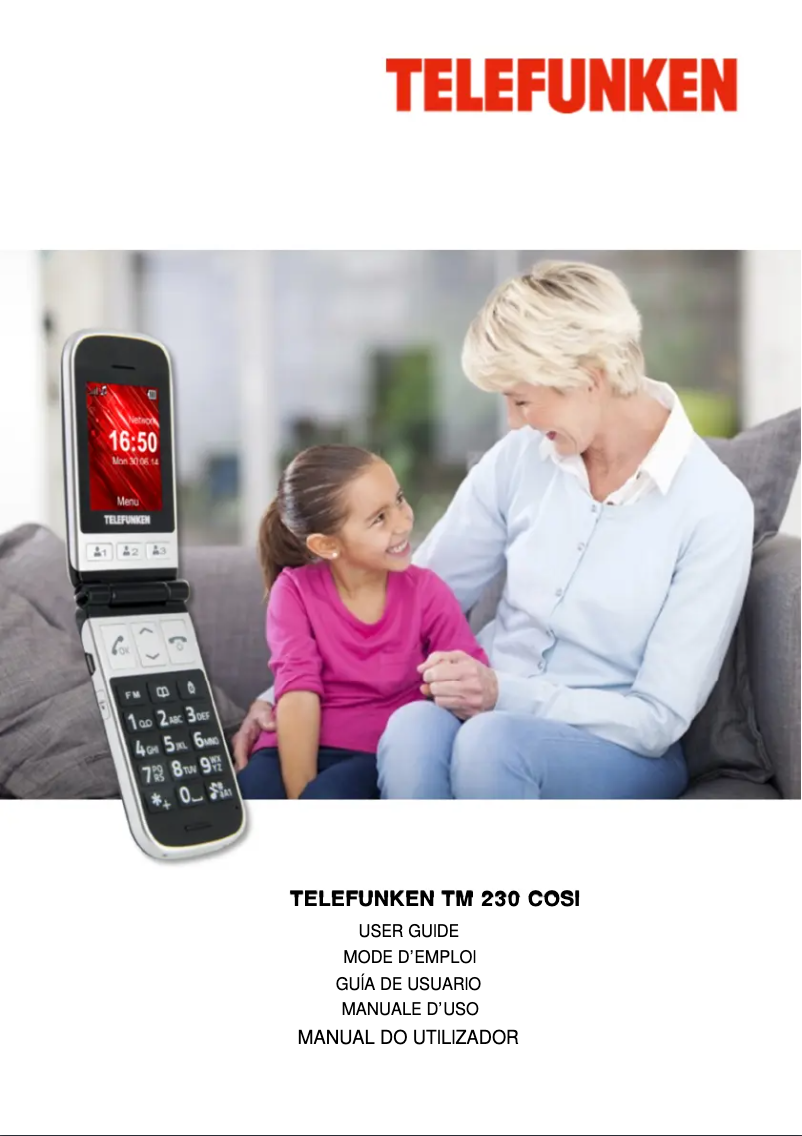 Page n°1 - Manuel utilisateur Telefunken TM230 COSI