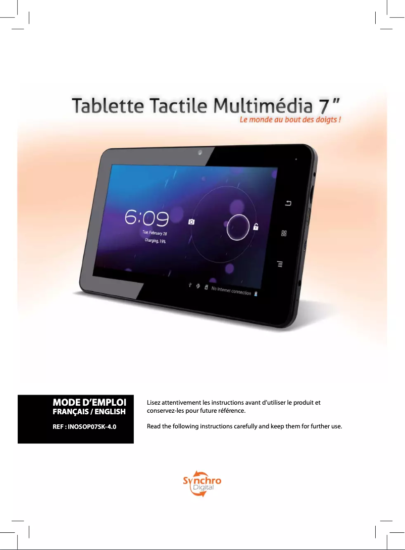 Image de la première page du manuel de l'appareil INOSOP07SK-4.0