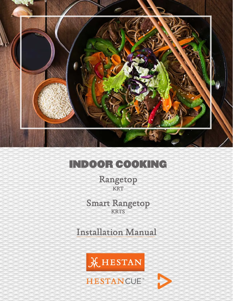 Page 1 de la notice Guide d'installation Hestan KRT485GD-NG