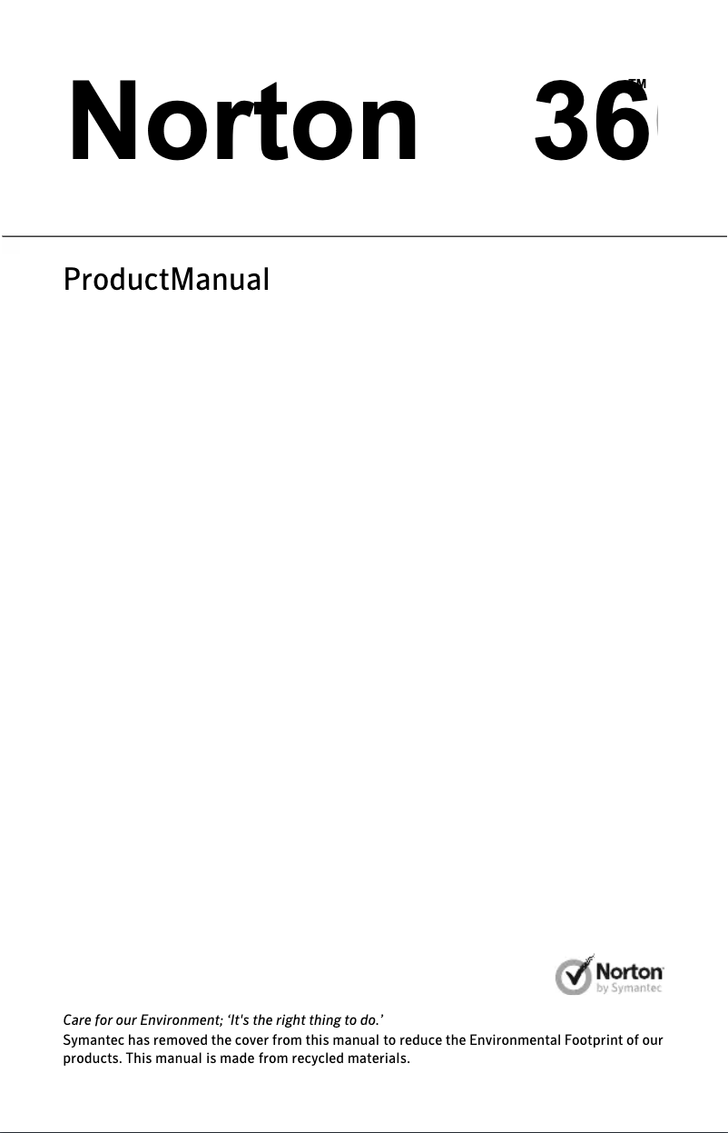 Page 1 de la notice Manuel utilisateur Symantec Norton 360 Multi-Device