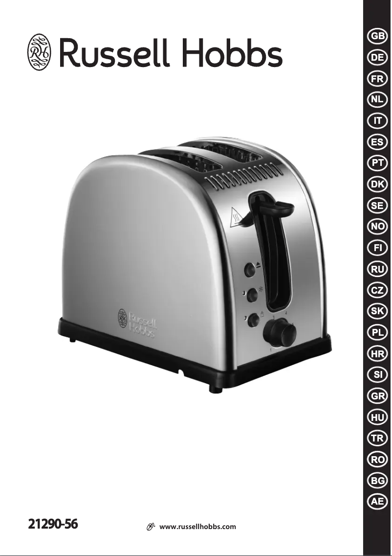 Page 1 de la notice Manuel utilisateur Russell Hobbs 21290-56