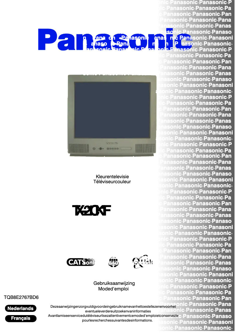 Image de la première page du manuel de l'appareil TX-21CK1F