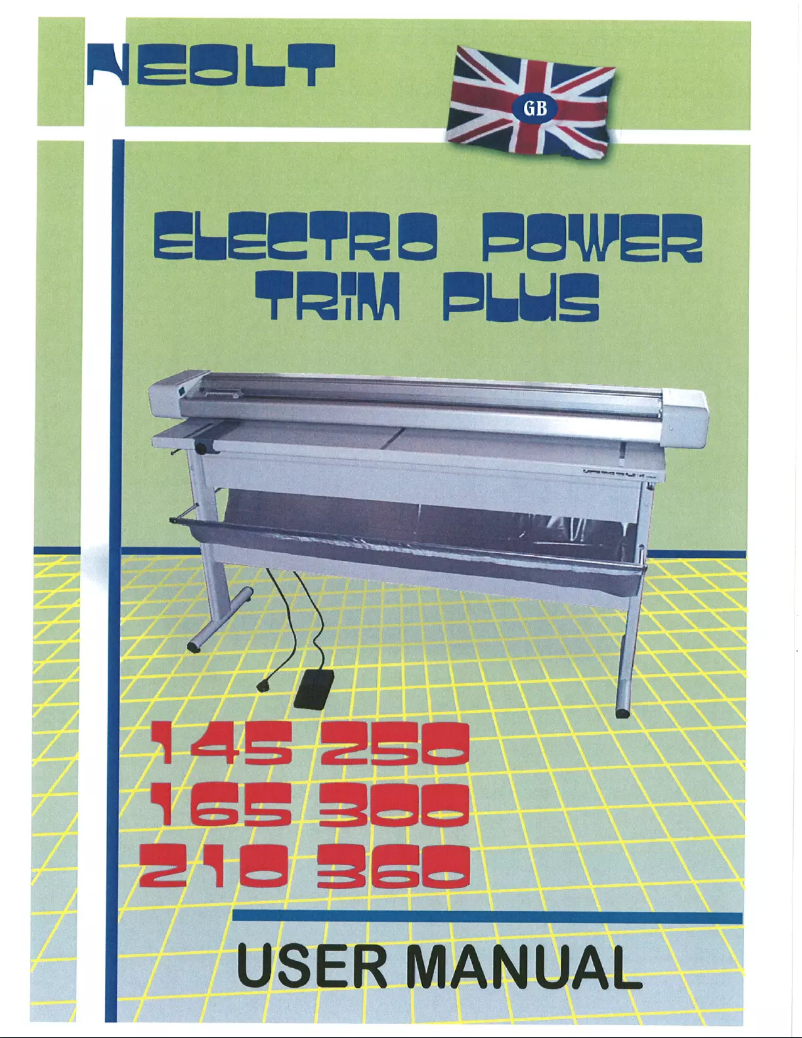 Image de la première page du manuel de l'appareil Electric Power Trim 145