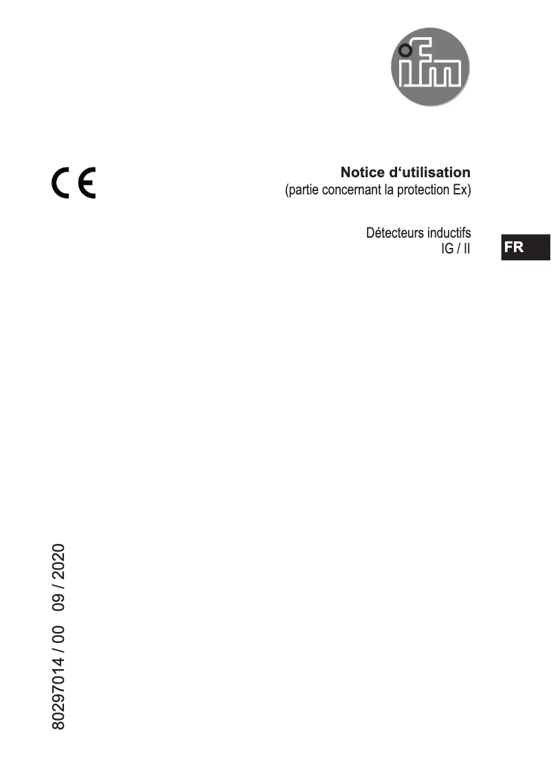Image de la première page du manuel de l'appareil IG513A