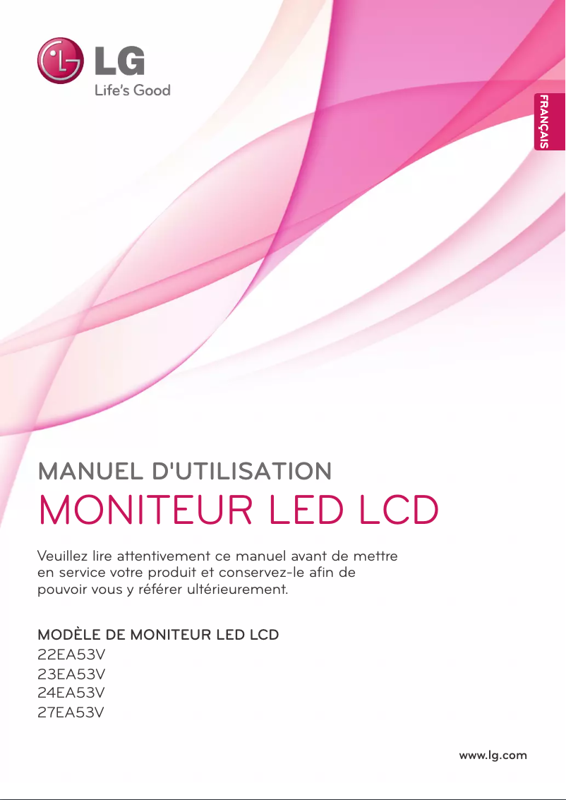 Page n°1 - Manuel utilisateur LG 24EA53V