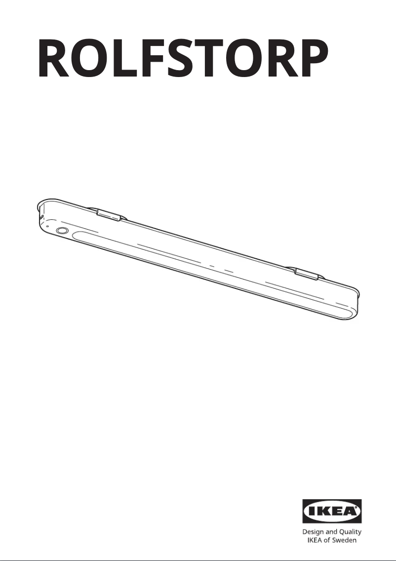 Image de la première page du manuel de l'appareil ROLFSTORP 505.395.64