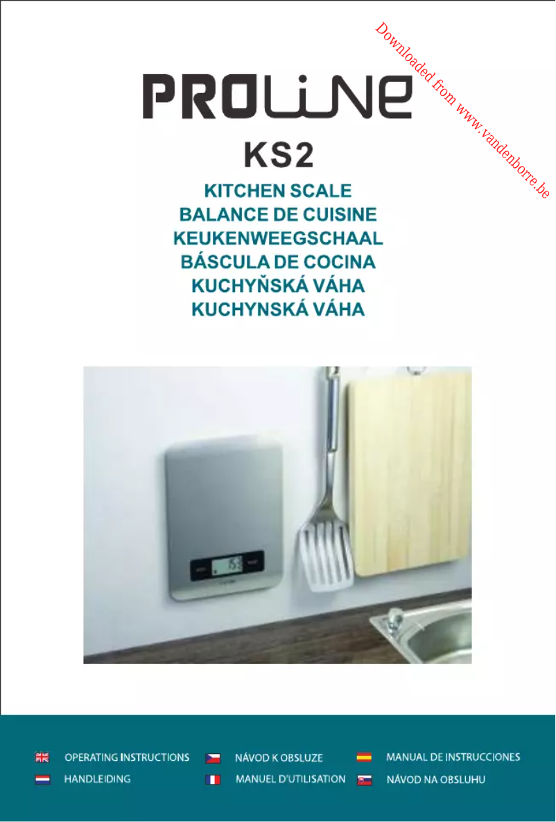 Page n°1 - Manuel utilisateur Proline KS2