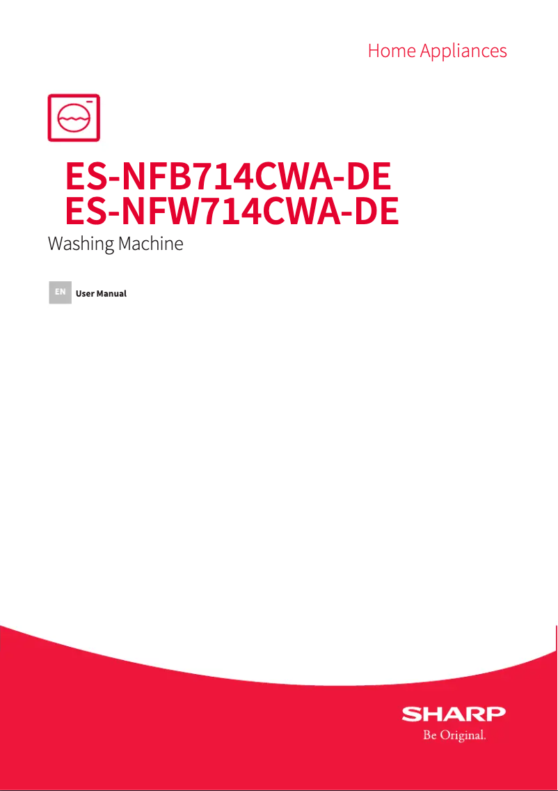 Page n°1 - Manuel utilisateur Sharp ES-NFW714CWA-DE