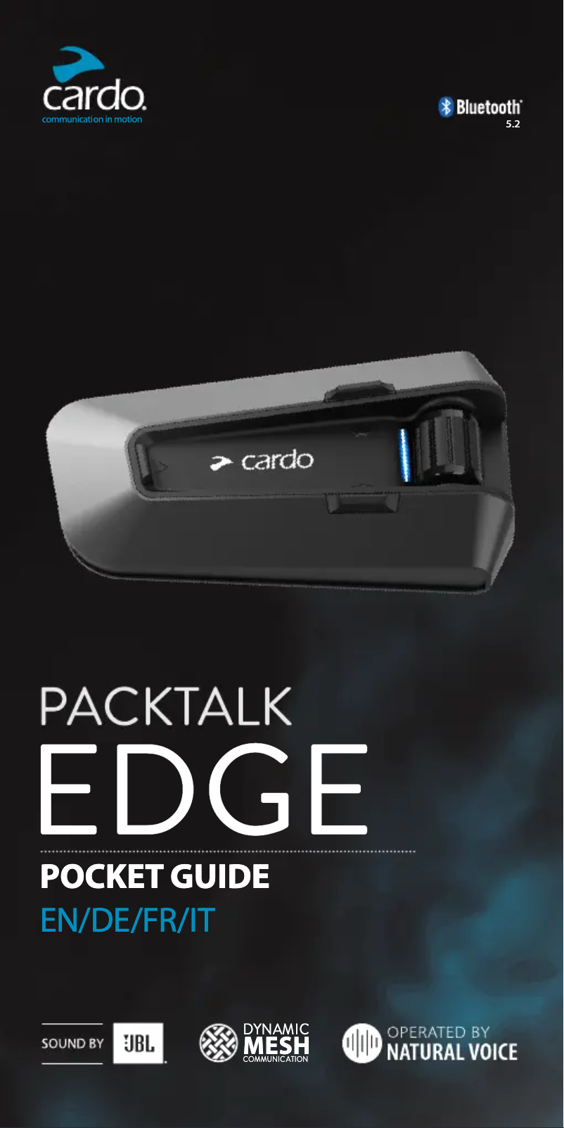 Page n°1 - Guide d'installation Cardo Packtalk Edge