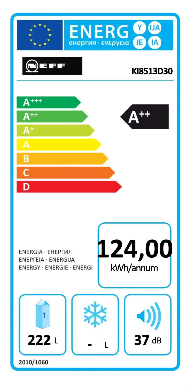 Page n°1 - Label énergétique Neff KI8513D30