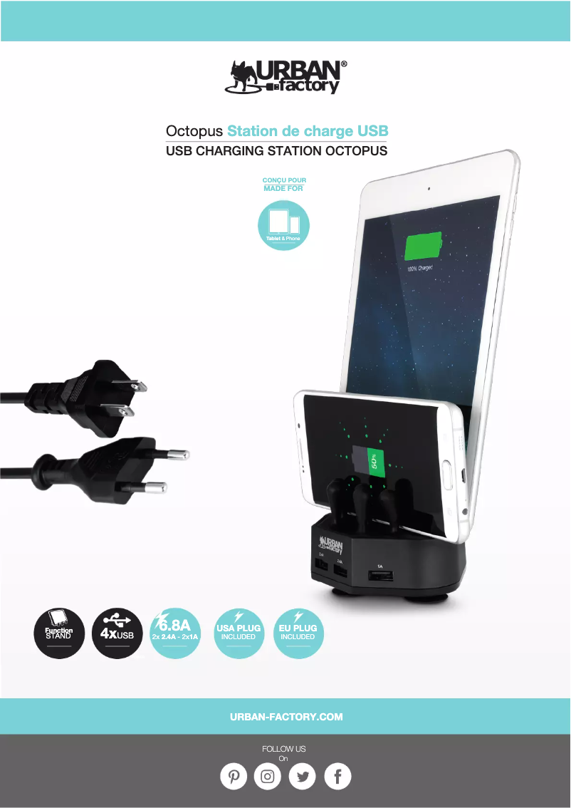 Page n°1 - Manuel utilisateur Urban Factory HCS02UF