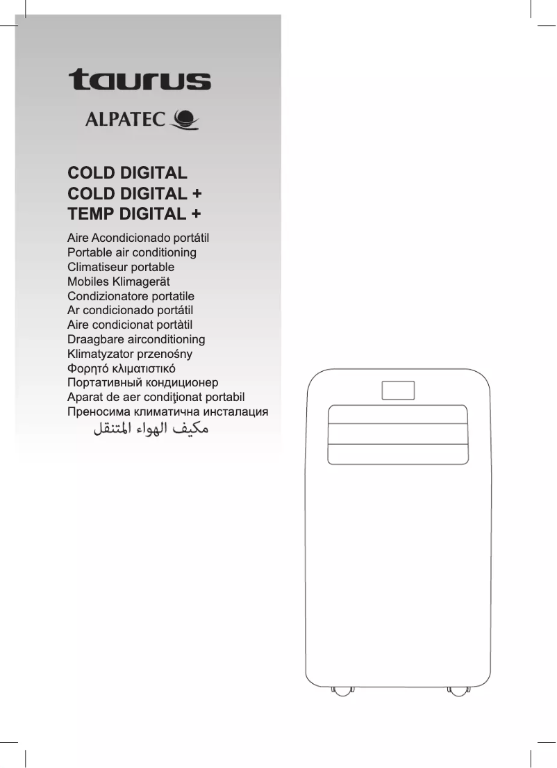 Page n°1 - Manuel utilisateur Taurus Cold Digital +