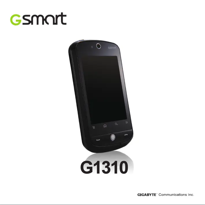 Página 1 del manual Manual de usuario GSmart G1310