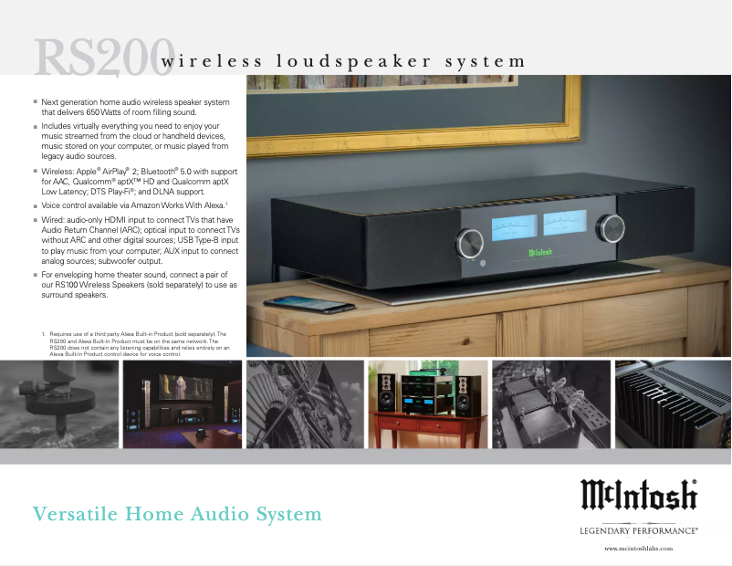 Image de la première page du manuel de l'appareil RS200