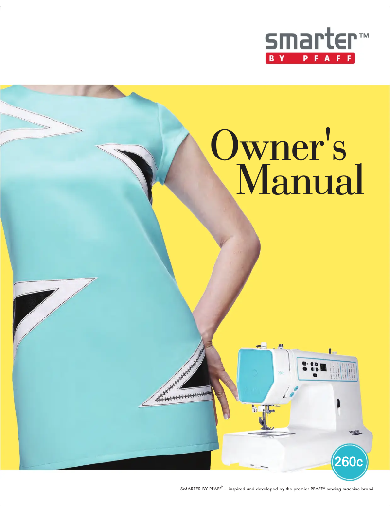 Page n°1 - Manuel utilisateur Pfaff Smarter By 155