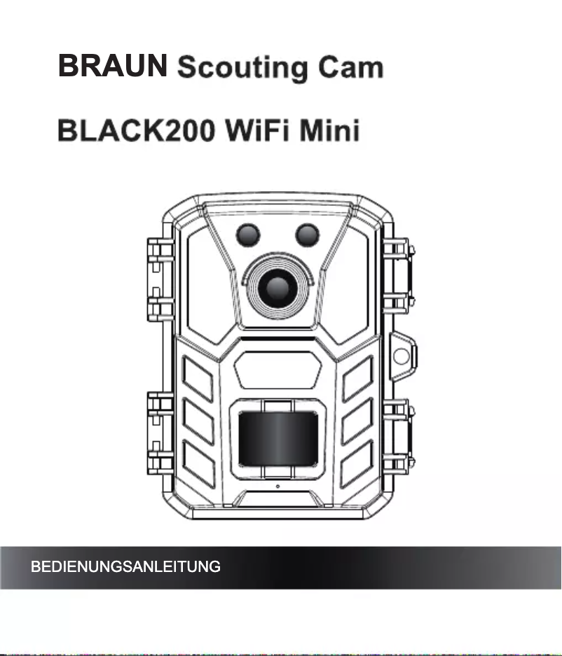 Page 1 de la notice Manuel utilisateur Braun BLACK200 WiFi Mini