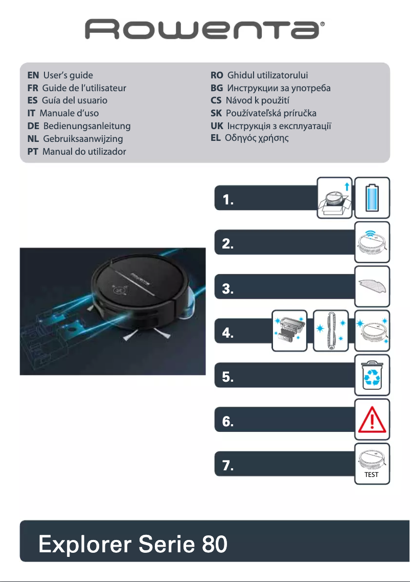 Page n°1 - Manuel utilisateur Rowenta Explorer Serie 80 RR7755