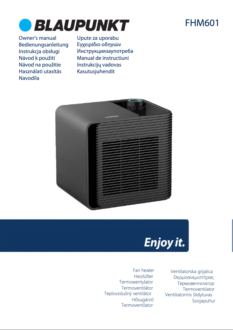 Image de la première page du manuel de l'appareil FHM601