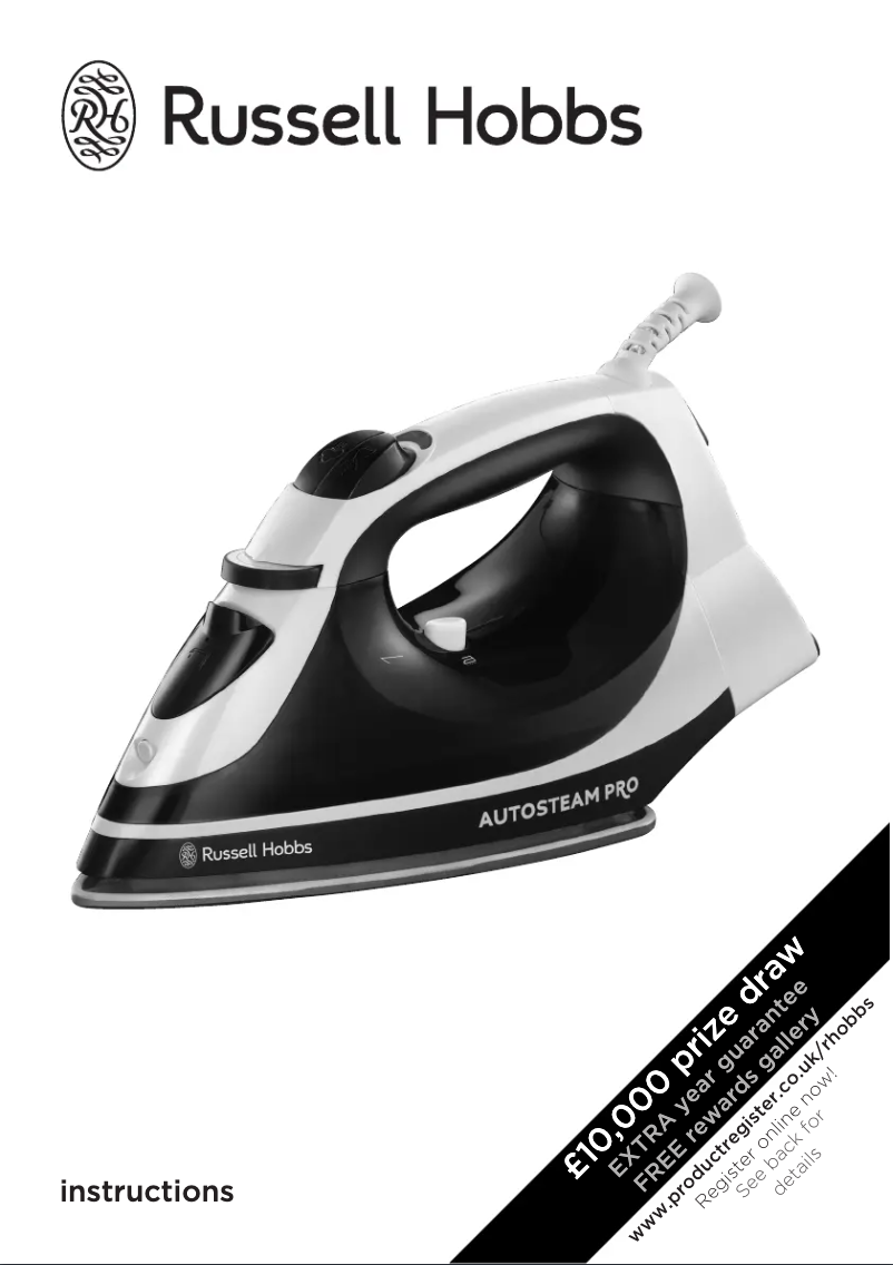 Página 1 del manual Manual de usuario Russell Hobbs Autosteam Pro 20270