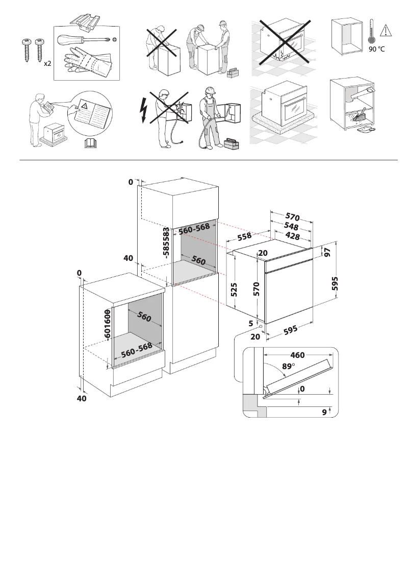Page 1 de la notice Instructions de sécurité Indesit IFW 3544 JH IX