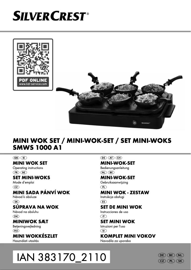 Image de la première page du manuel de l'appareil SMWS 1000 A1