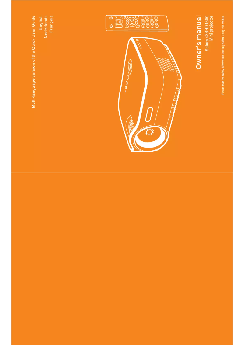 Page 1 de la notice Manuel utilisateur Salora 43BHD1500
