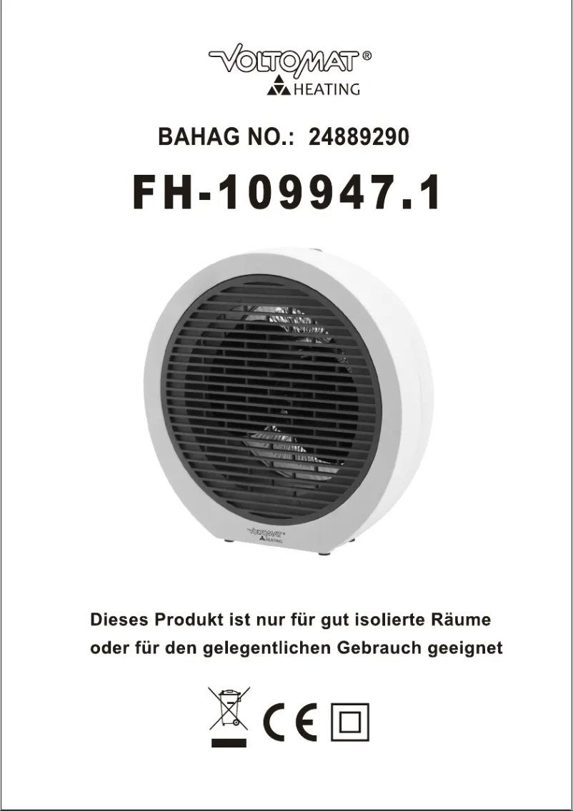 Image de la première page du manuel de l'appareil FH-109947