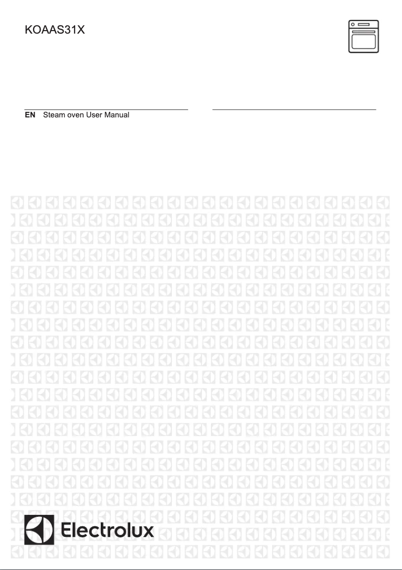 Page n°1 - Manuel utilisateur Electrolux KOBAS31X
