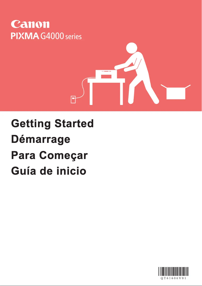 Page 1 de la notice Manuel utilisateur Canon PIXMA G4500