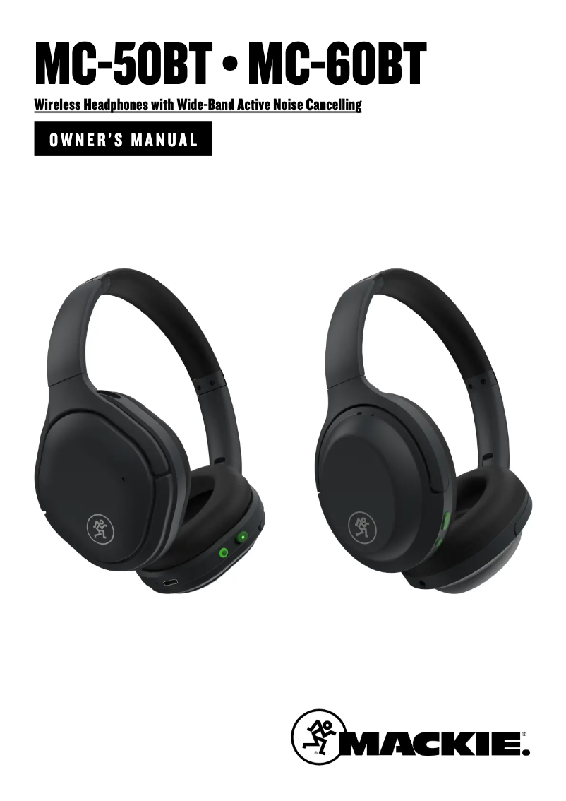 Image de la première page du manuel de l'appareil MC-60BT