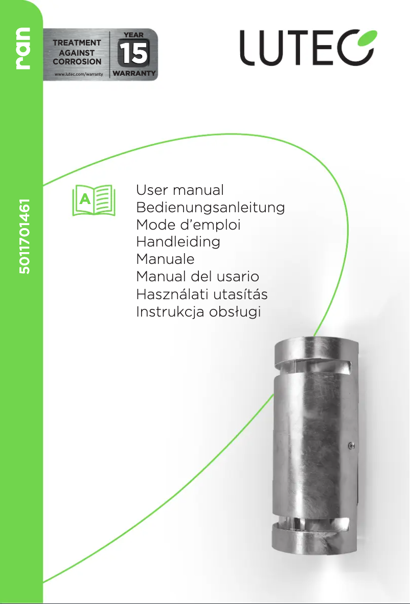 Page 1 de la notice Manuel utilisateur Lutec Ran