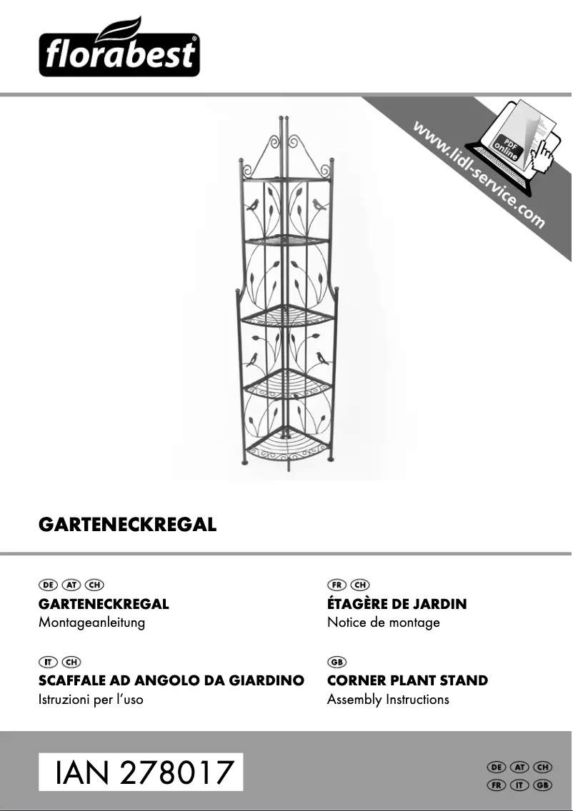 Página 1 del manual Manual de usuario Florabest IAN 278017