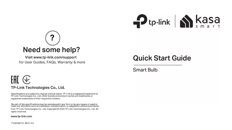 Page 1 of the manual User Manual TP-Link KL50