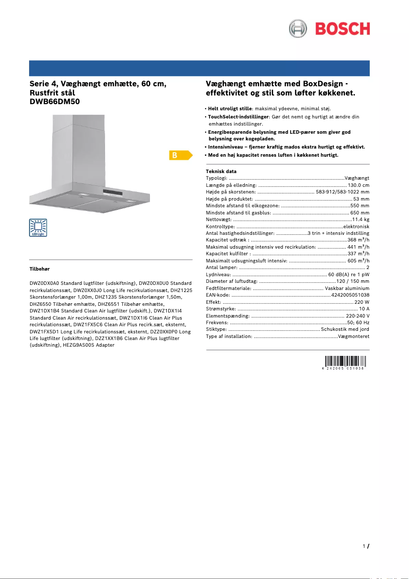 Imagen de la primera página del manual del dispositivo DWB66DM50