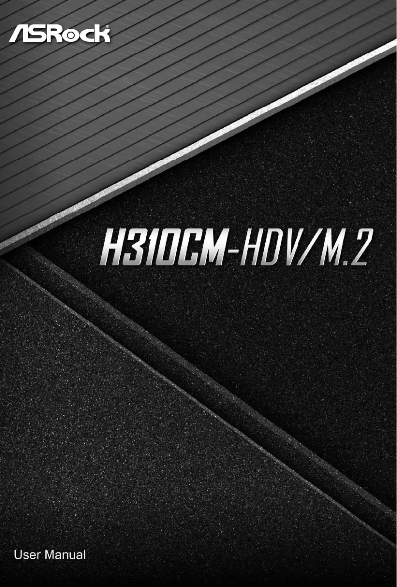 Página 1 del manual Manual de usuario Asrock H310CM-HDV/M.2