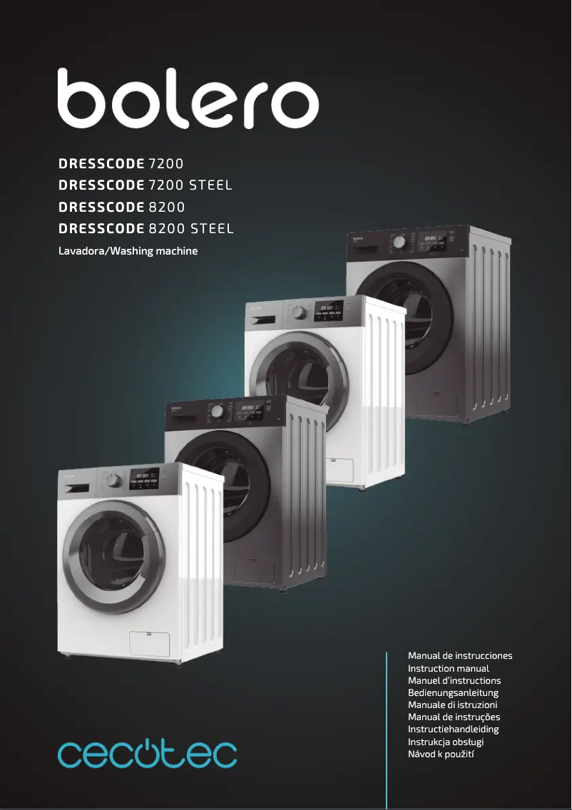 Página 1 del manual Manual de usuario Cecotec Bolero DressCode 7200 Steel