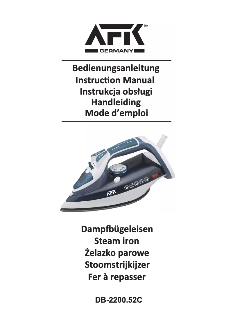Page 1 de la notice Manuel utilisateur AFK DB-2200.52C