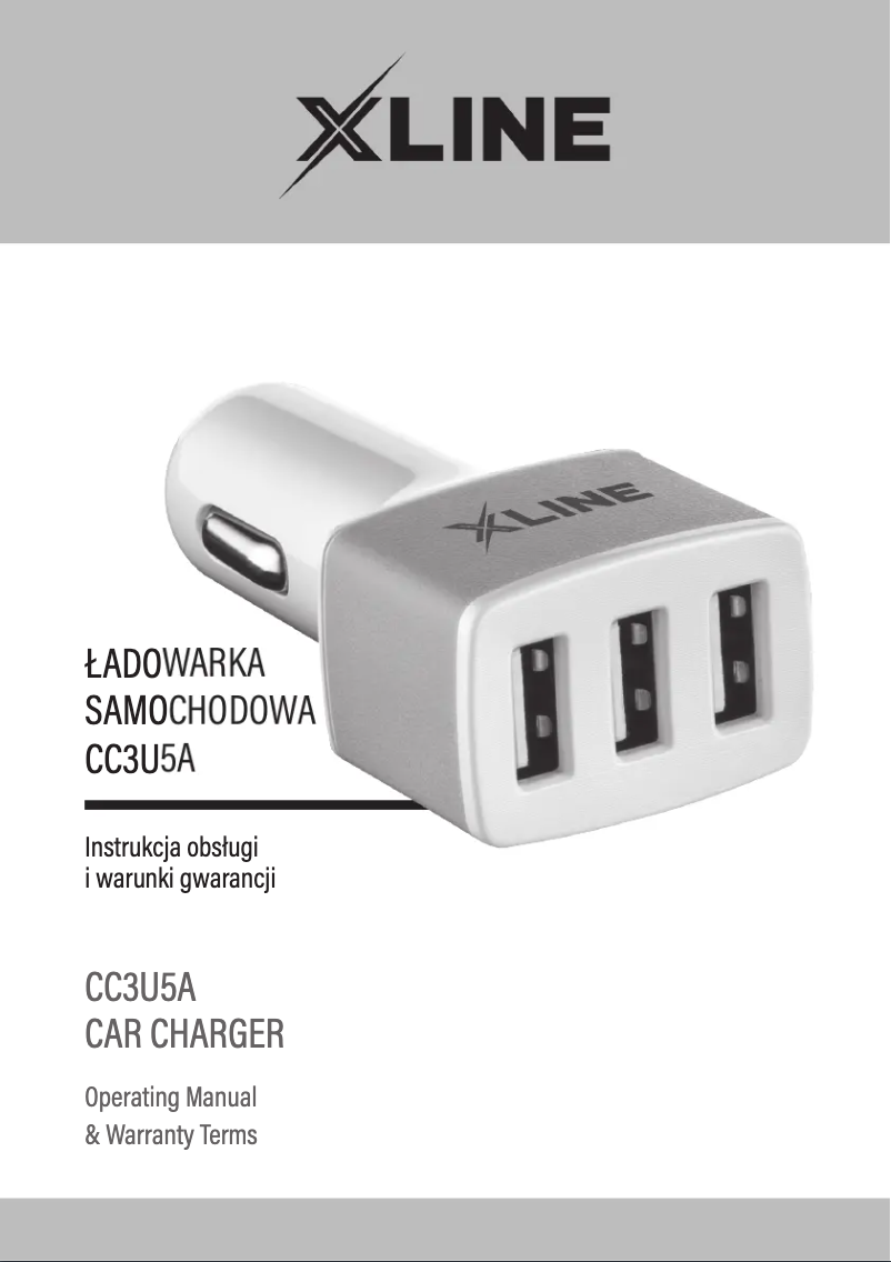 Page 1 de la notice Manuel utilisateur Götze & Jensen X-Line CC3U5A