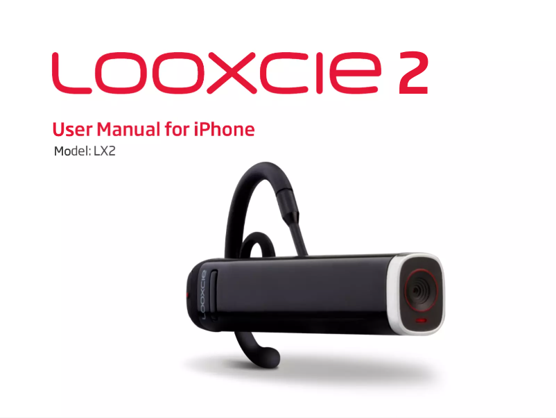 Page 1 de la notice Manuel utilisateur Looxcie LX2