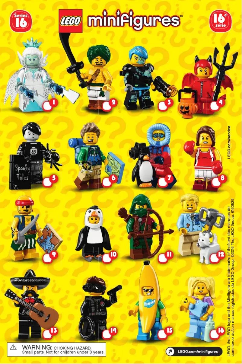Page n°1 - Manuel utilisateur Lego Minifigures 71013