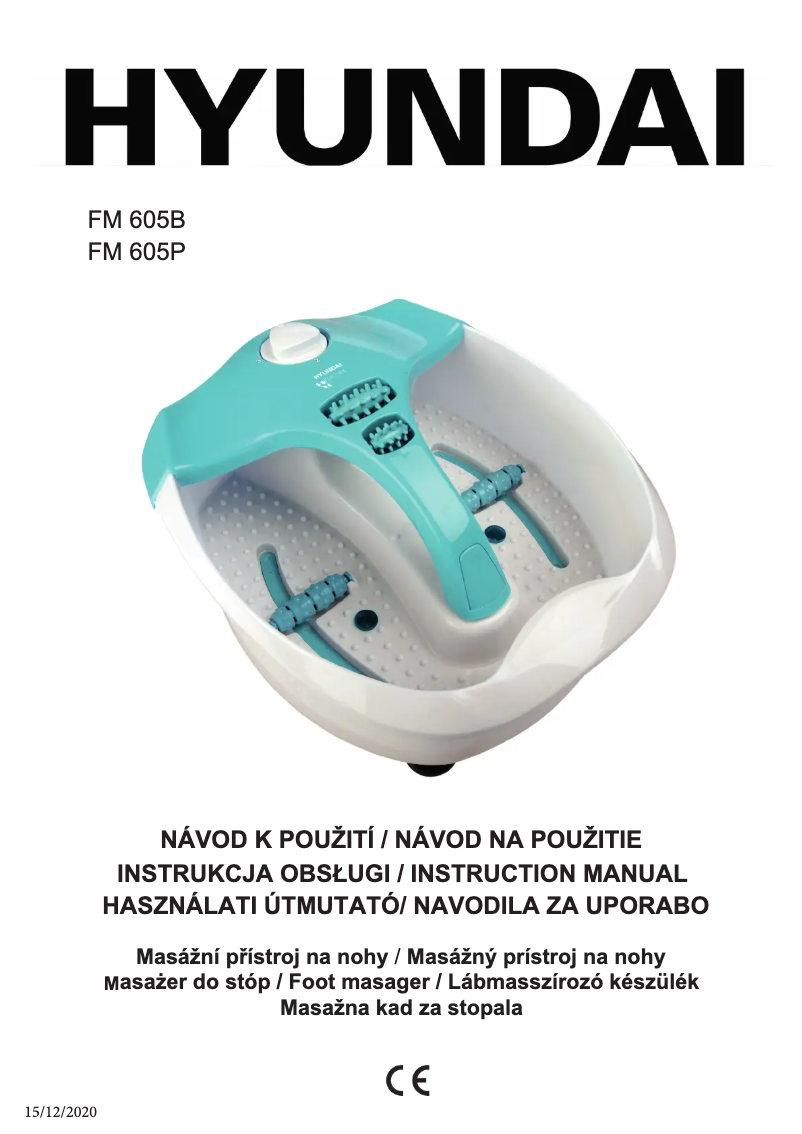 Página 1 del manual Manual de usuario Hyundai FM 605 B