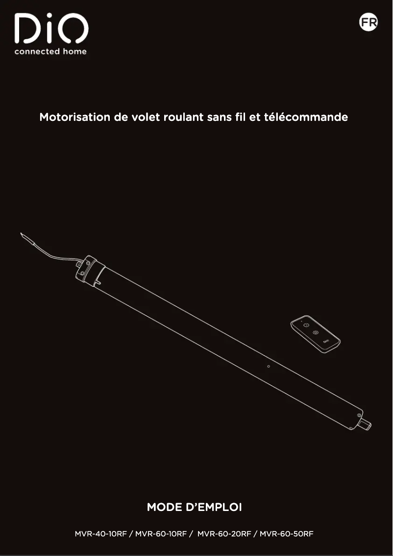 Page 1 de la notice Manuel utilisateur DiO MVR-60-50RF