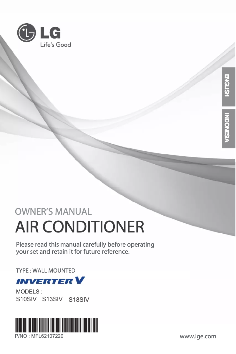 Page 1 de la notice Manuel utilisateur LG SN10KMV