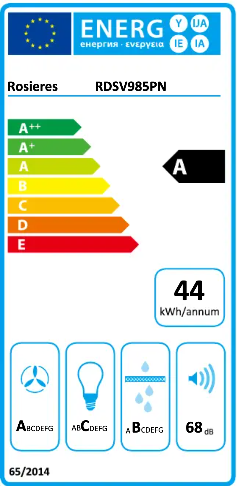 Image de la première page du manuel de l'appareil RDSV 985 PN