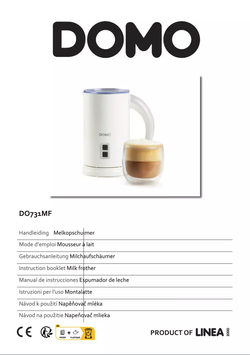 Page n°1 - Manuel utilisateur Domo DO731MF