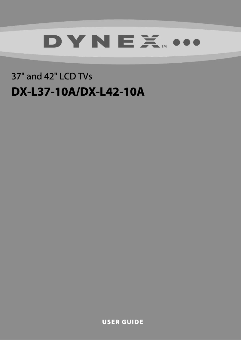 Page 1 de la notice Manuel utilisateur Dynex DX-L42-10A